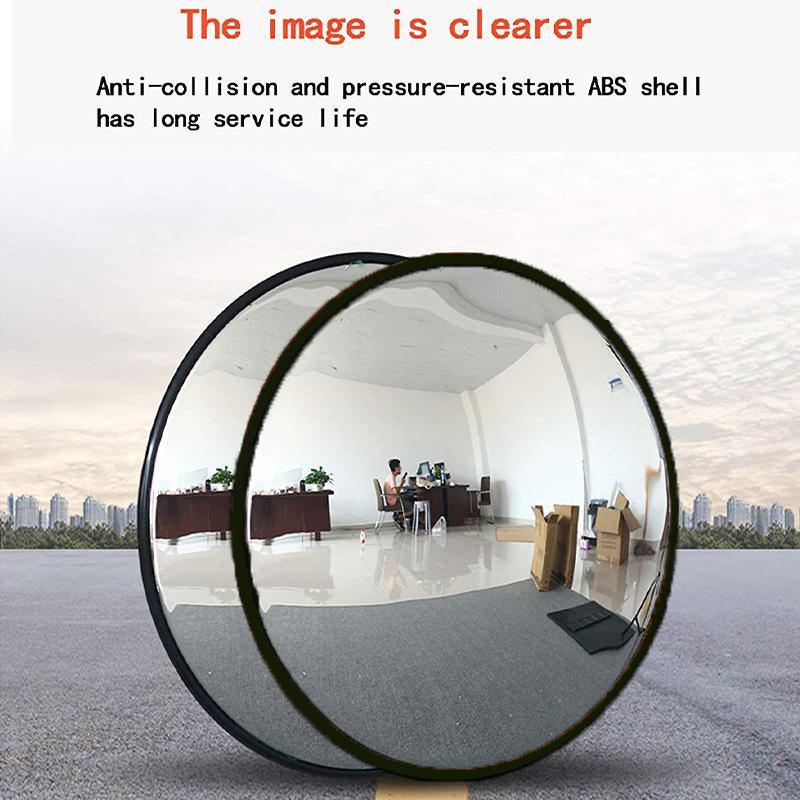 30cm Round Convex Mirror Blind Spot Traffic Driveway Shop