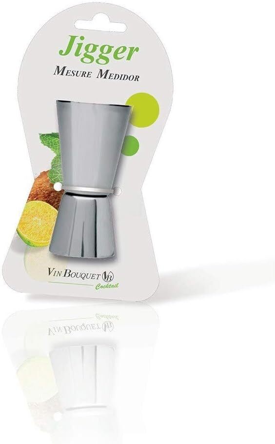 VIN BOUQUET Stainless Steel Jigger Double Ended Measurer