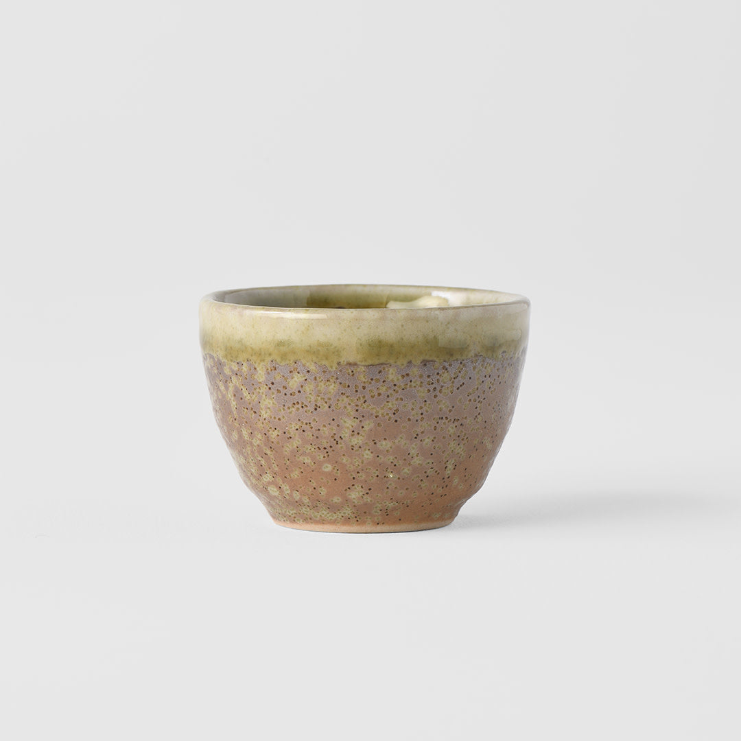 Sake Cup 30ml Light Brown Glaze
