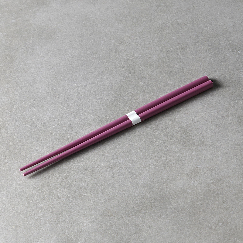 Chopsticks Lacquered Plum & White