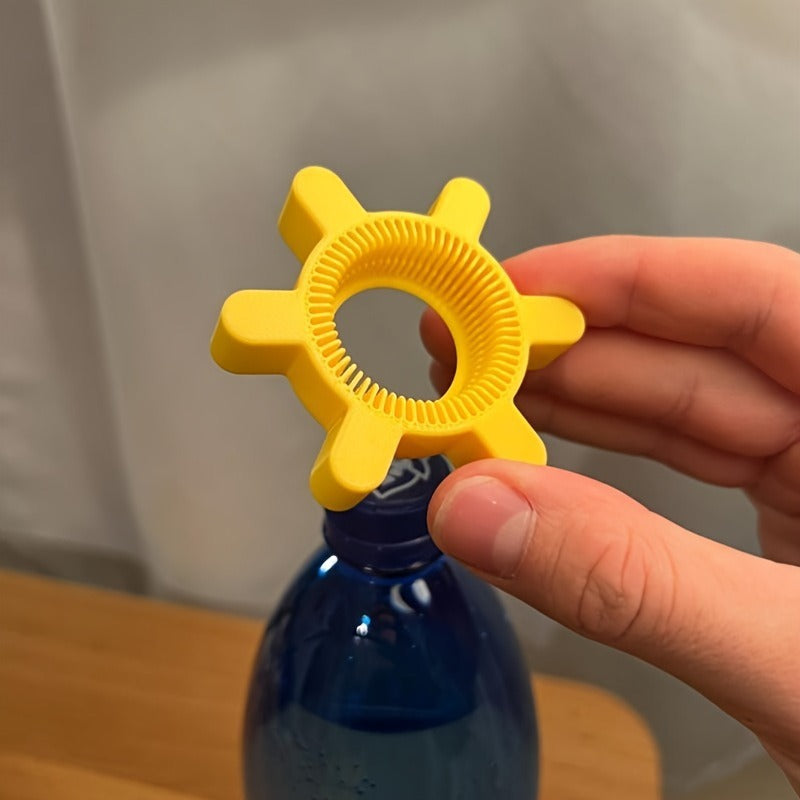 20-Pack Yellow Easy Twist Bottle Cap Opener - Ergonomic Grip