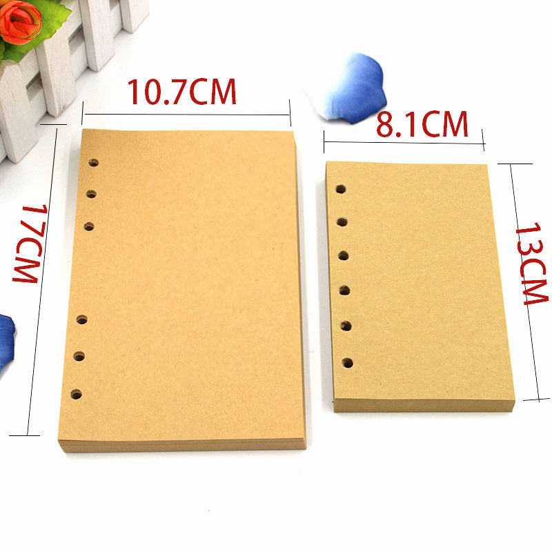 2-Pack A6 Nautical Vintage PU Leather Student Notebook