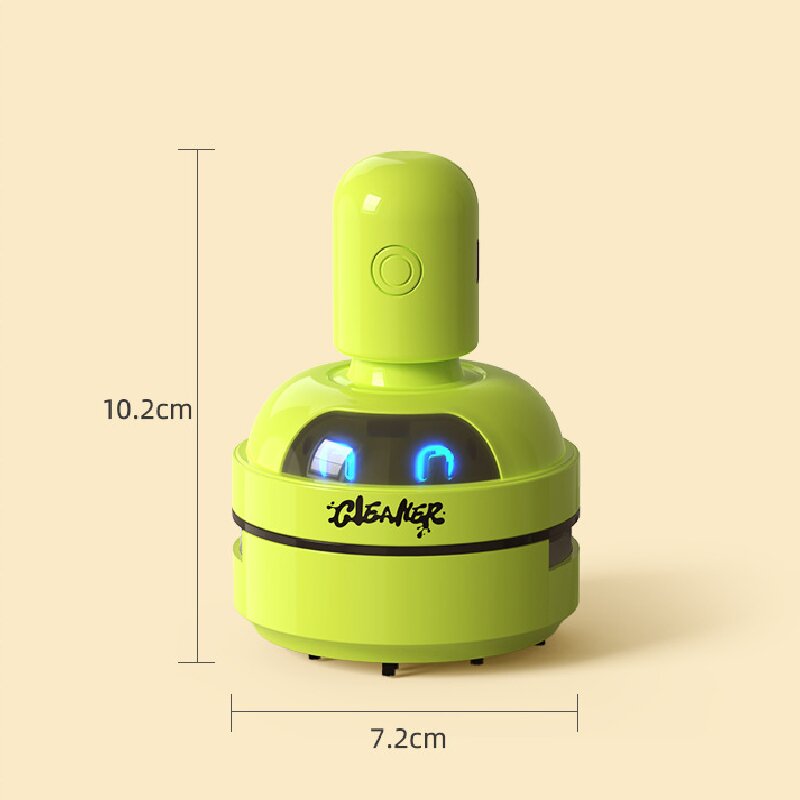 Pink Compact Desktop Vacuum Cleaner – Rechargeable Mini