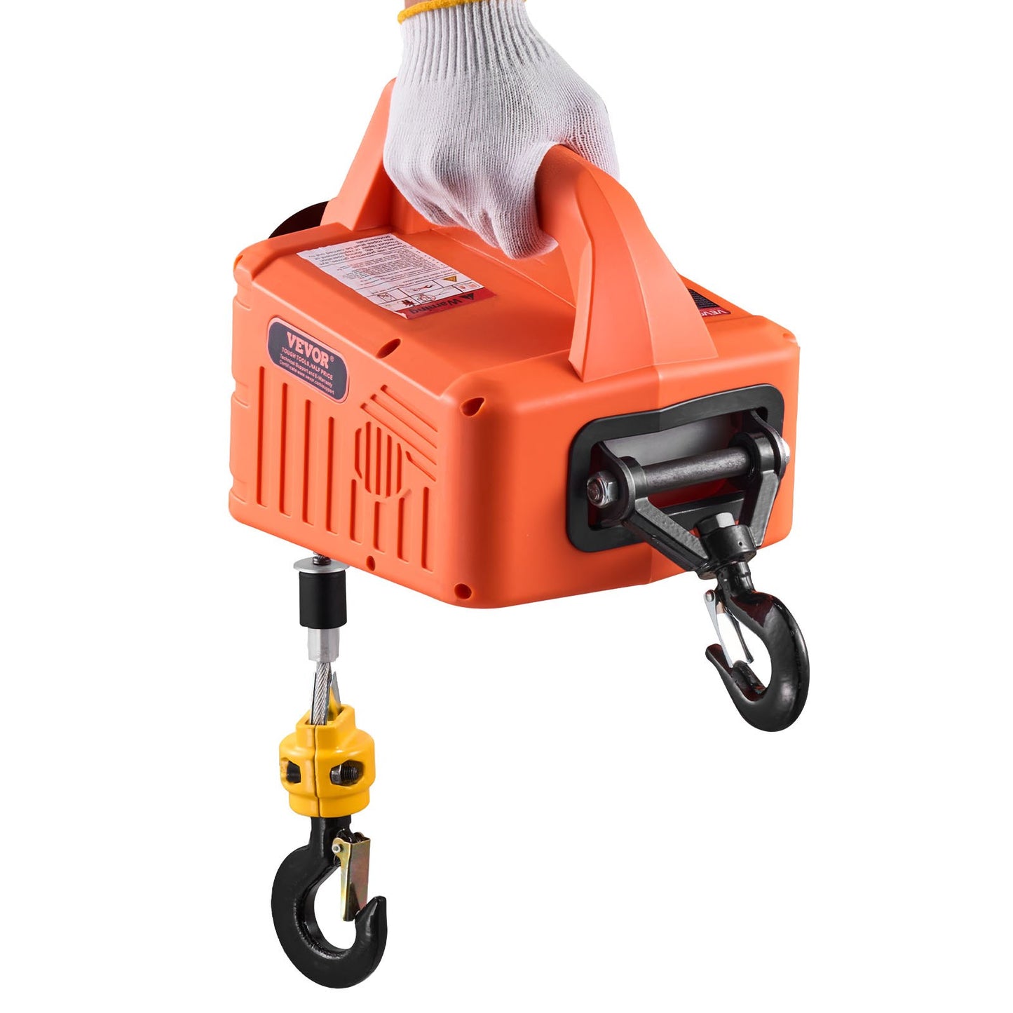 VEVOR 3-in-1 Electric Hoist Winch, 700 kg Capacity, 1500W