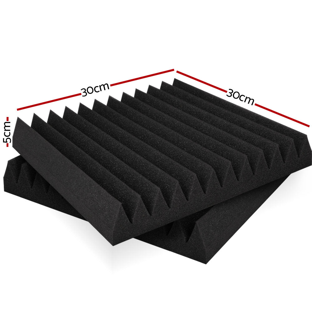 Alpha Acoustic Foam 30x30x5cm Sound Absorption Studio Wedge