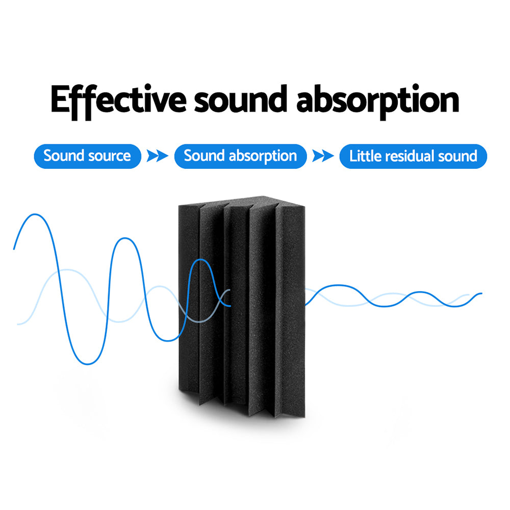 Alpha Acoustic Foam 20pcs Corner Bass Trap Sound Absorption