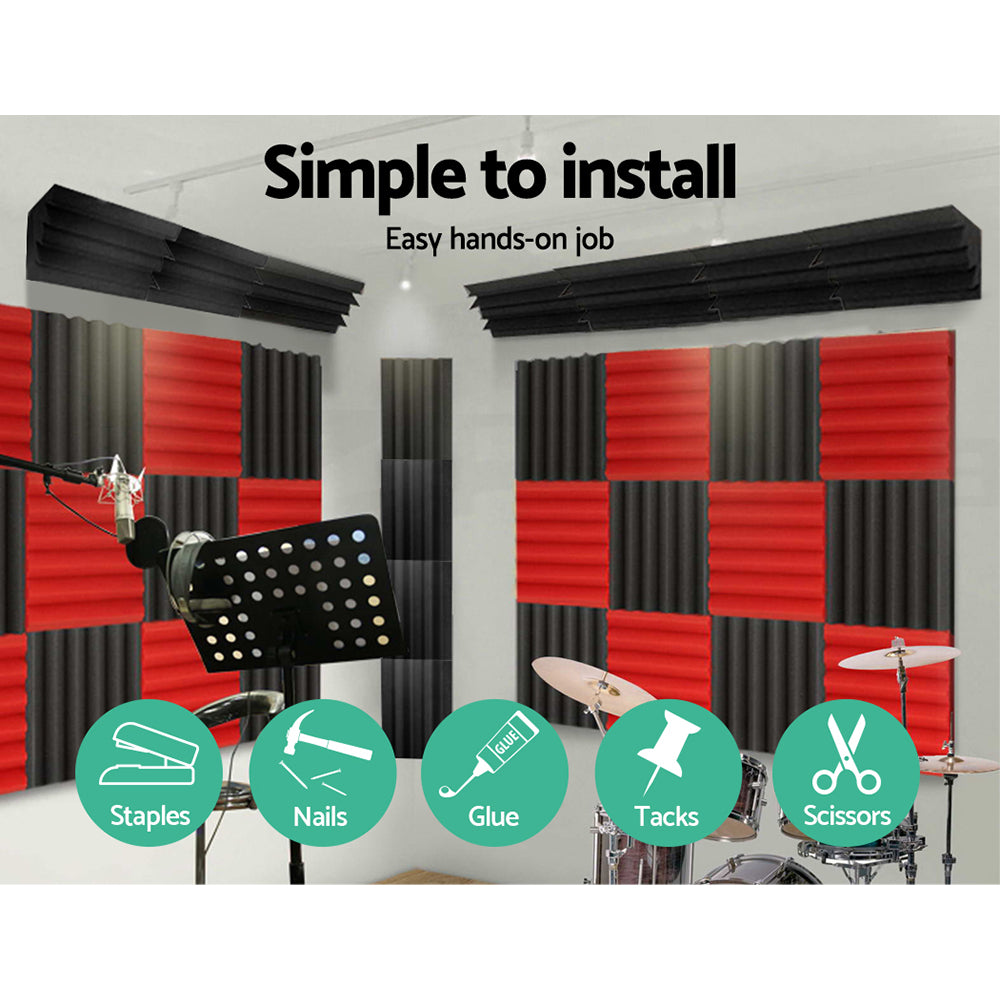 Alpha Acoustic Foam 20pcs Corner Bass Trap Sound Absorption