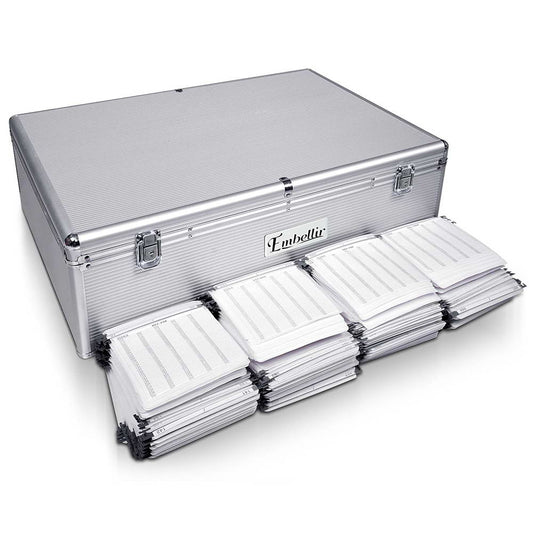 Embellir CD, DVD Case Box 1000 Discs Aluminium Case