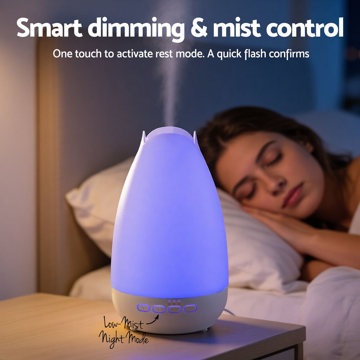 Devanti Ultrasonic Essential Oil Aroma Diffuser 300ml