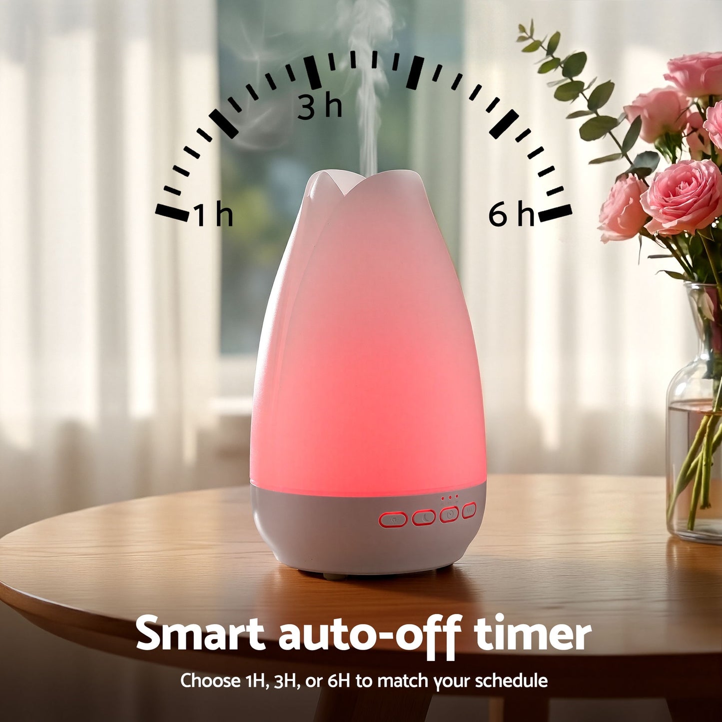 Devanti Ultrasonic Essential Oil Aroma Diffuser 300ml