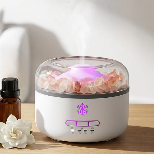 Devanti 150ml Salt Lamp Aroma Diffuser Ultrasonic Humidifier