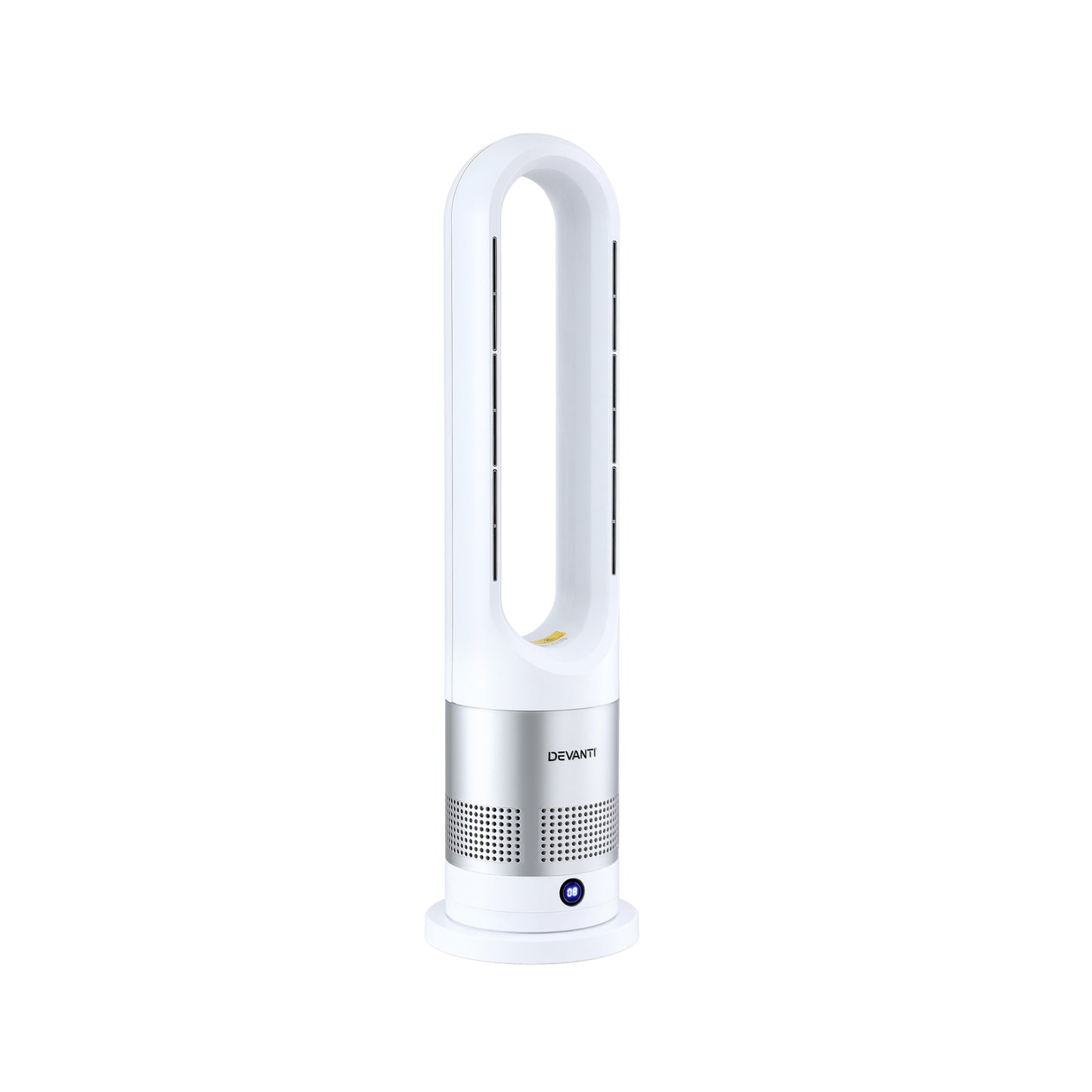 Devanti Bladeless Tower Fan Heater and Cooler 2in1 Portable Oscillation Fan