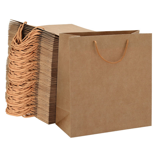 Kraft Paper Bags Brown Shopping Retail Gift (100Pce)