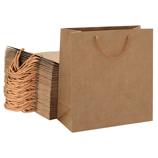 Kraft Paper Bags Brown Shopping Retail Gift (50Pce)