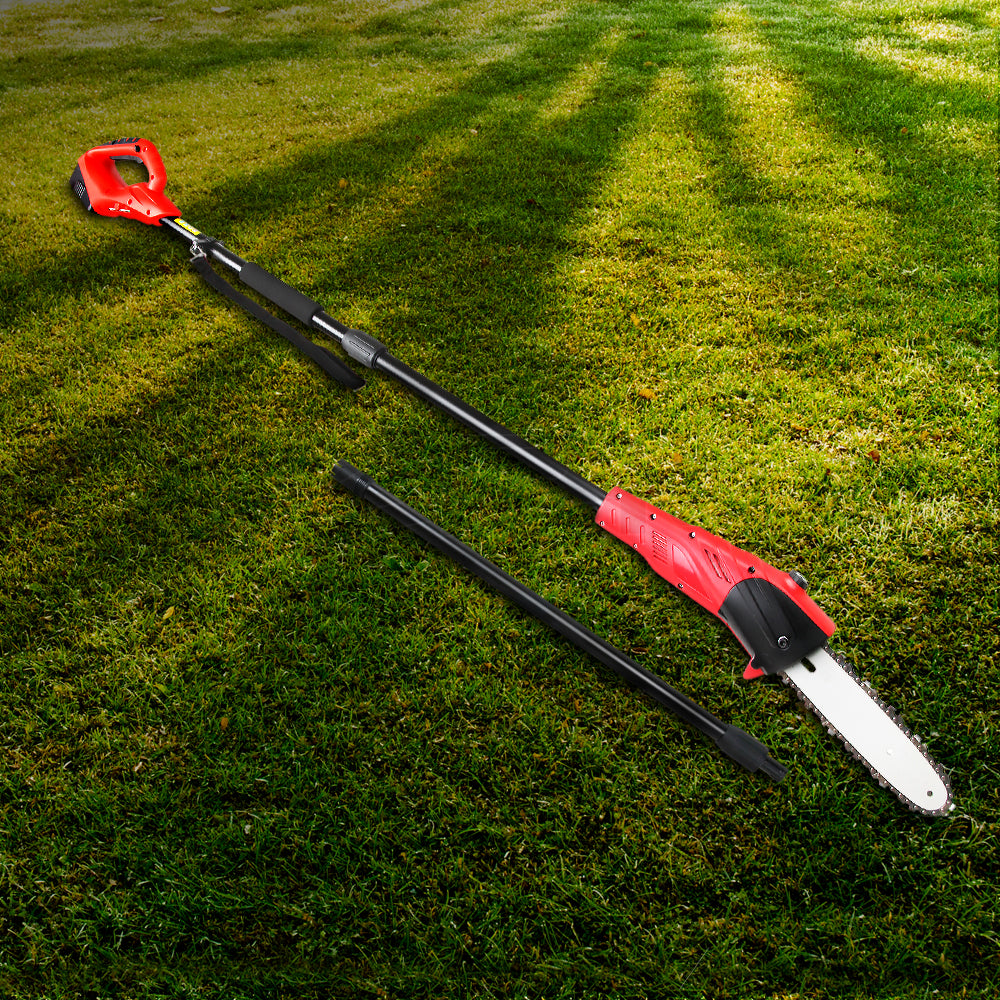 Giantz Chainsaw Cordless Pole Chain Saw 20V 8in Pruner 2.7m