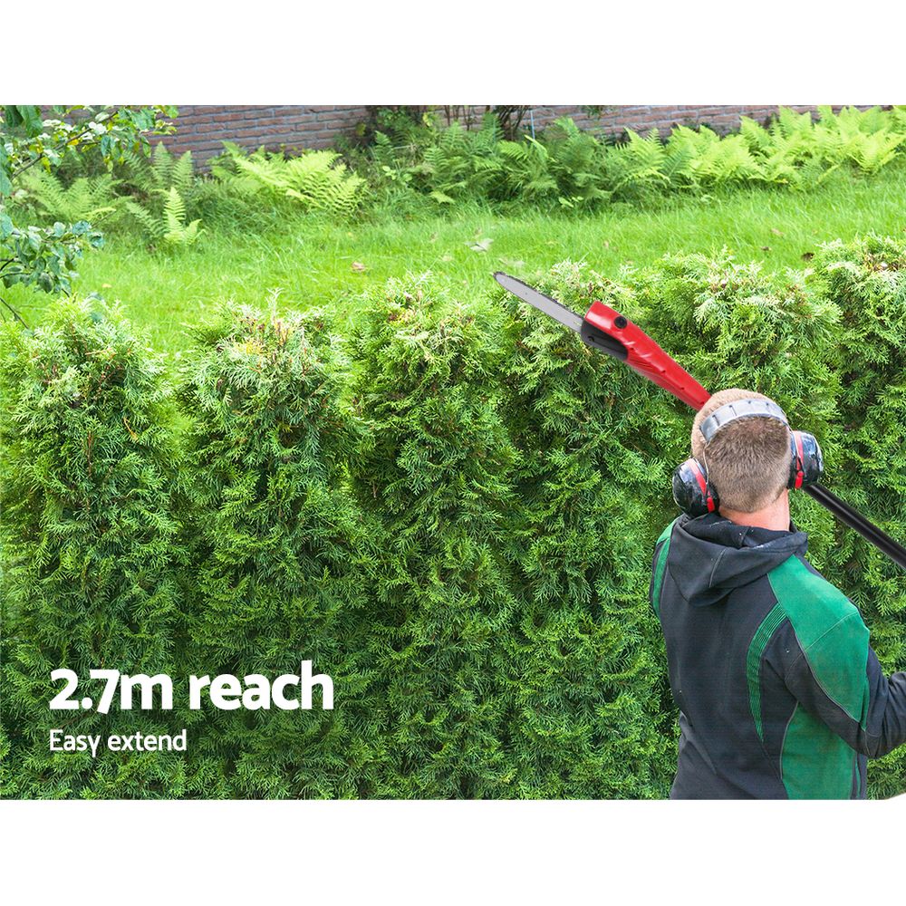 Giantz Chainsaw Cordless Pole Chain Saw 20V 8in Pruner 2.7m
