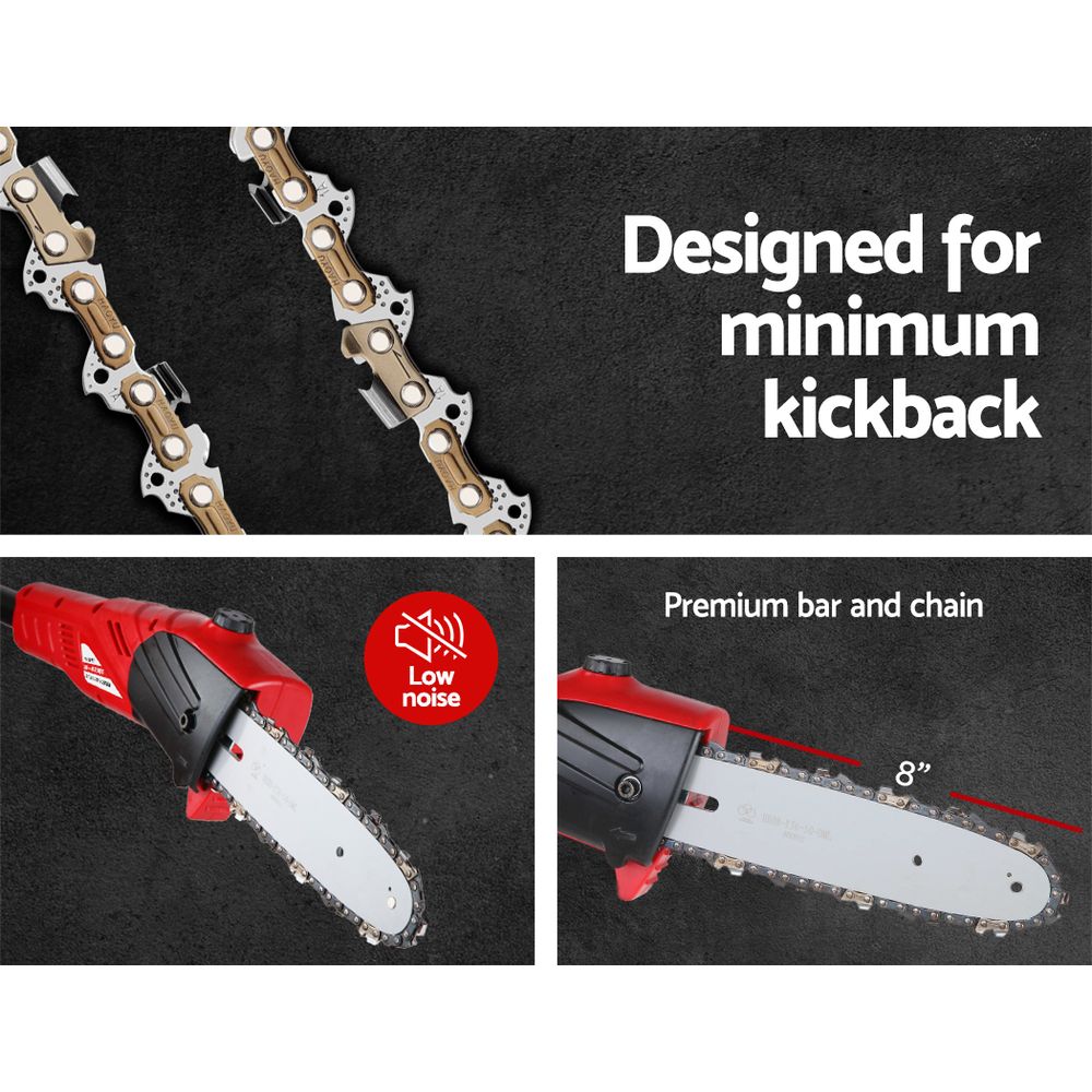 Giantz Chainsaw Cordless Pole Chain Saw 20V 8in Pruner 2.7m