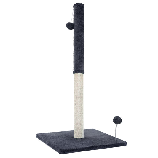 i.Pet Cat Tree 105cm Scratching Post Scratcher Tower Condo House Grey