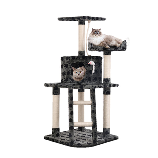 i.Pet Cat Tree 120cm Tower Scratching Post / Trees Bed Wood Condo Toys Bed