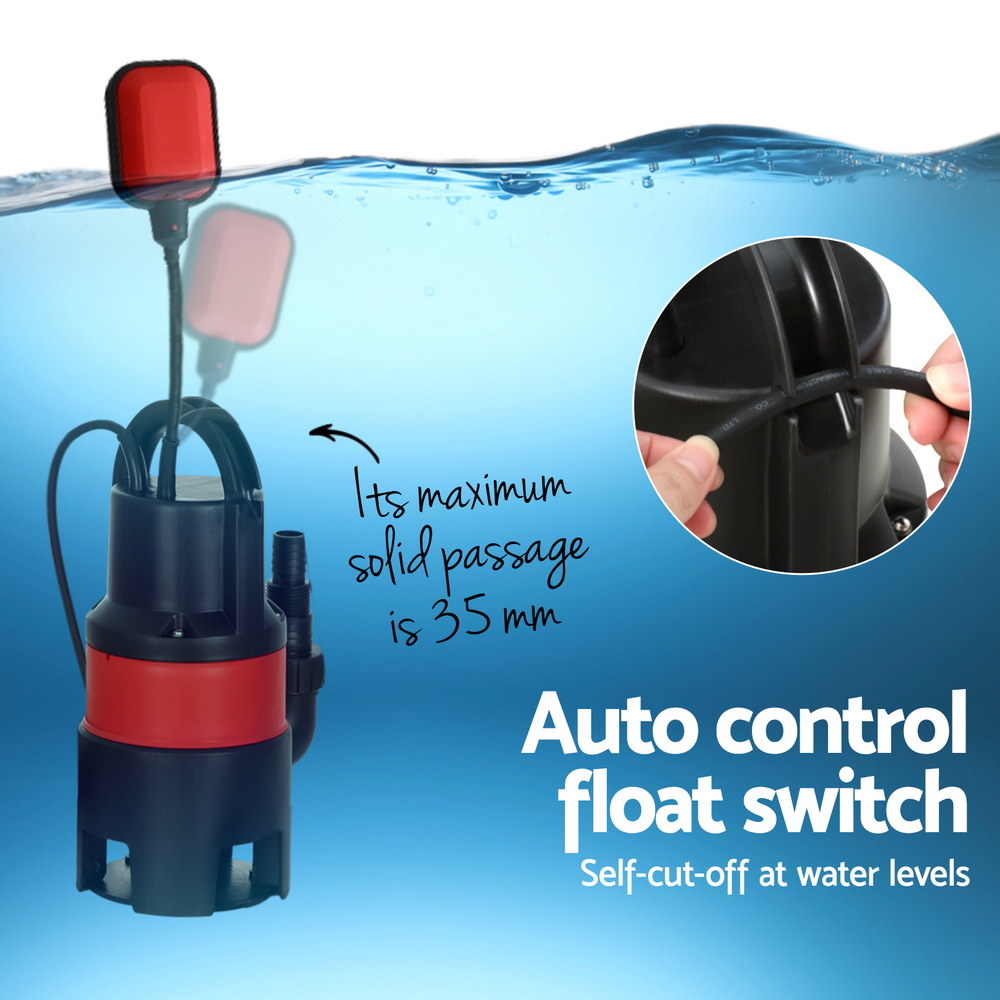 Giantz Garden Submersible Pump 400W Dirty Water Bore Tank Well