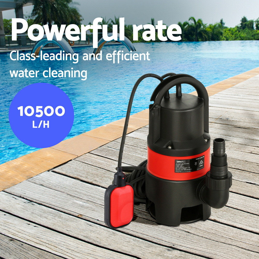 Giantz Garden Submersible Pump 550W Dirty Water Bore Tank Well