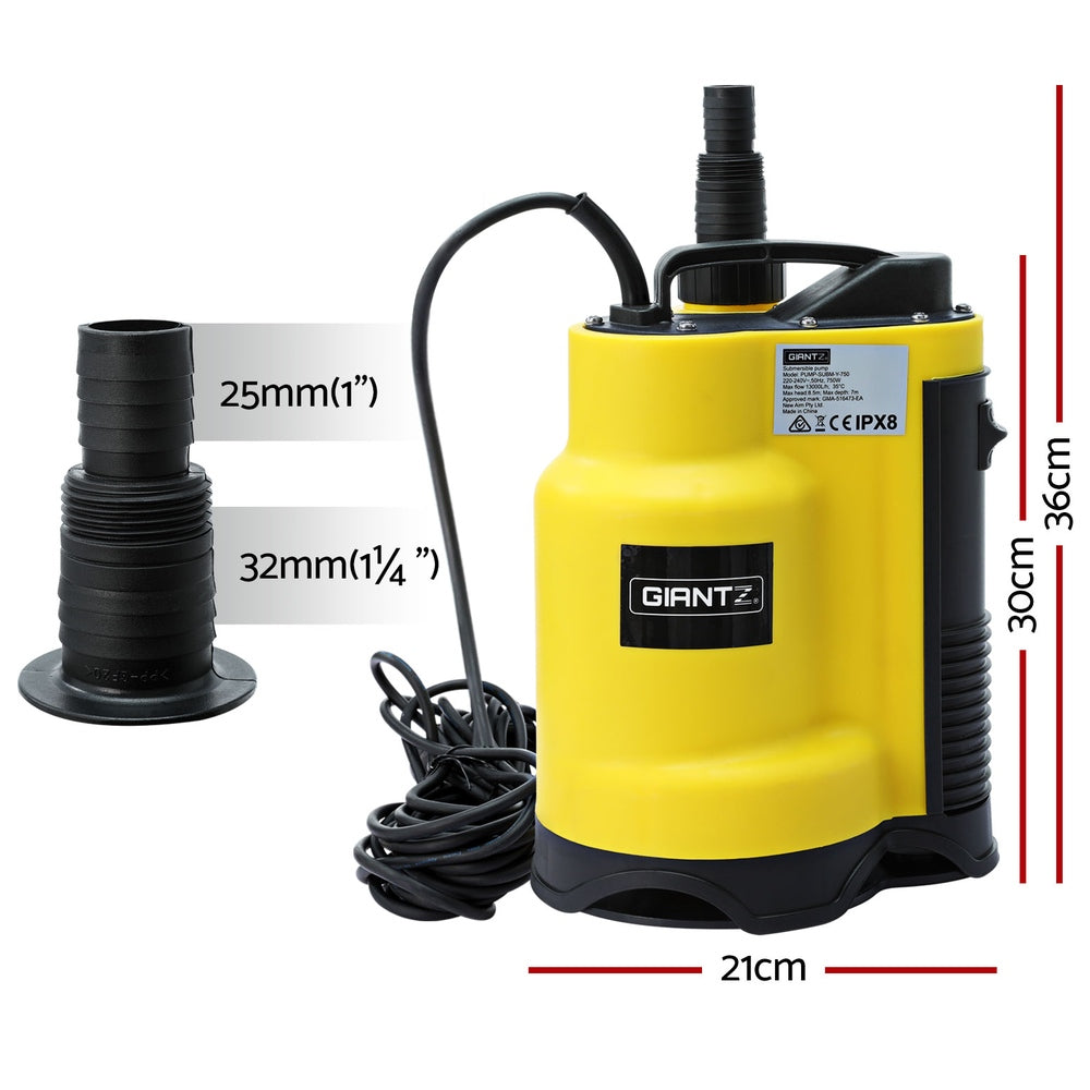 Giantz Garden Water Submersible Pump 400W Dirty Bore Sewerage