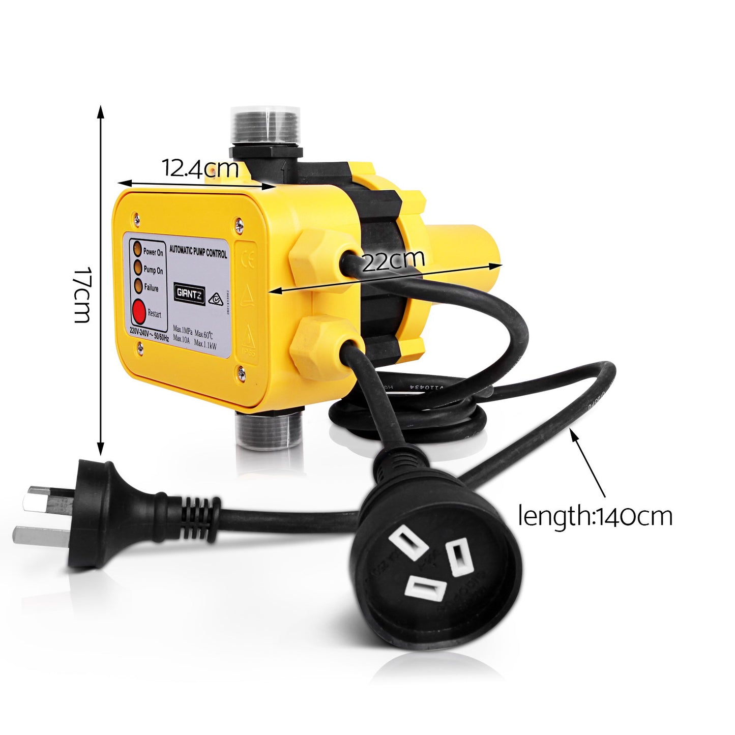 Giantz Water Pressure Pump Controller Auto Switch Control