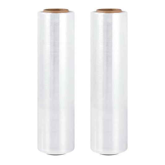 Stretch Film Shrink Wrap Rolls Package Material Warehouse 400MtrX50cm (2Pcs)