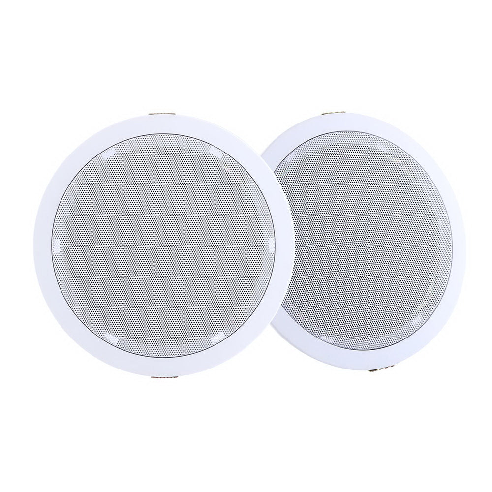 2 x 6" In Ceiling Speakers Home 80W Speaker Theatre Stereo