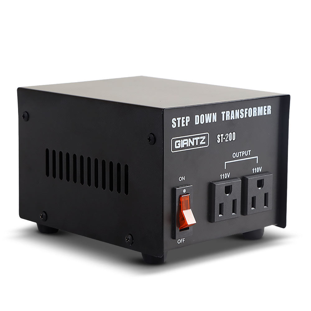 Giantz Step Down Transformer 200W 240V TO 110V Stepdown