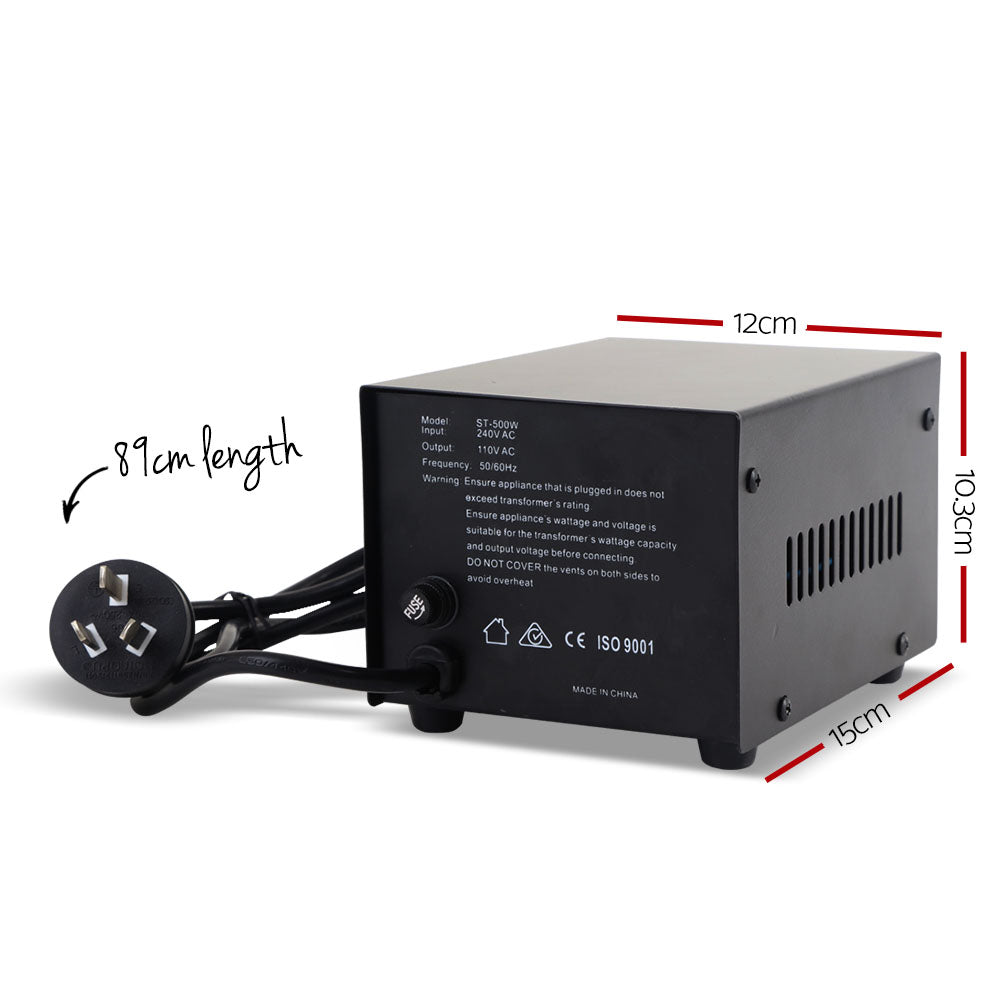 Giantz Step Down Transformer 500W 240V TO 110V Stepdown