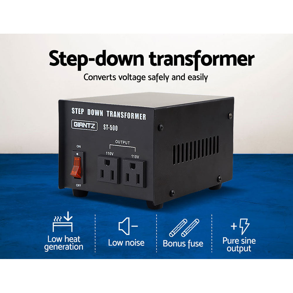Giantz Step Down Transformer 500W 240V TO 110V Stepdown