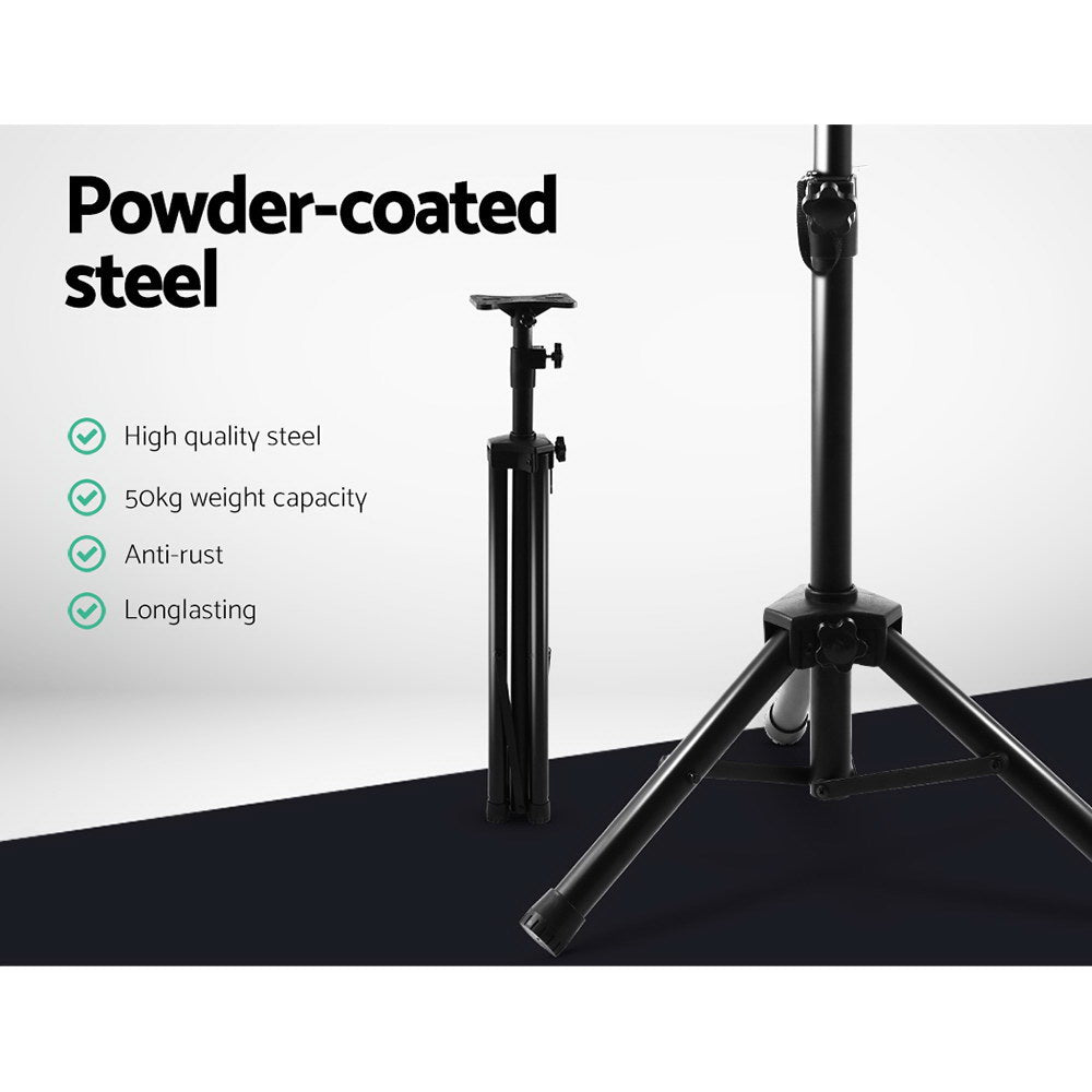 Alpha Speaker Stand 65-120cm Adjustable Height Surround