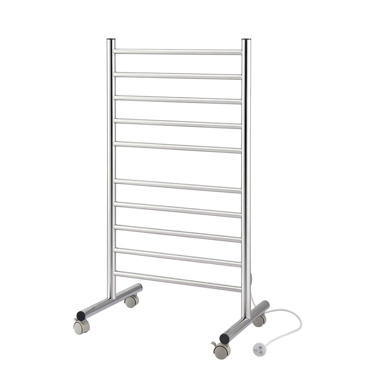 Devanti 10-Bar Freestanding Heated Towel Rail 3-5 Mins Fast Heating Electric.