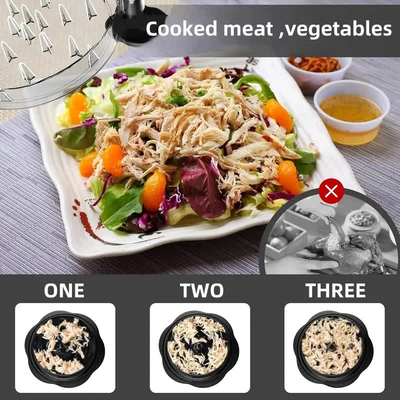 Multi-functional chicken breast shredder; minced meat separator