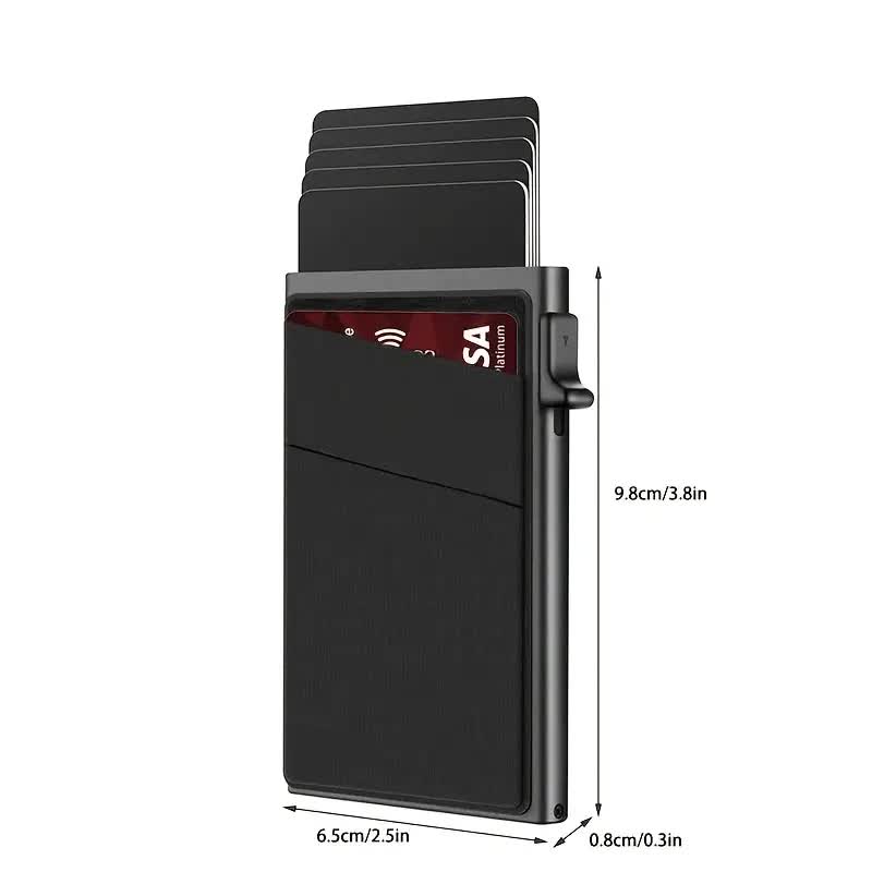 Contemporary Acrylic RFID Blocking Card Holder