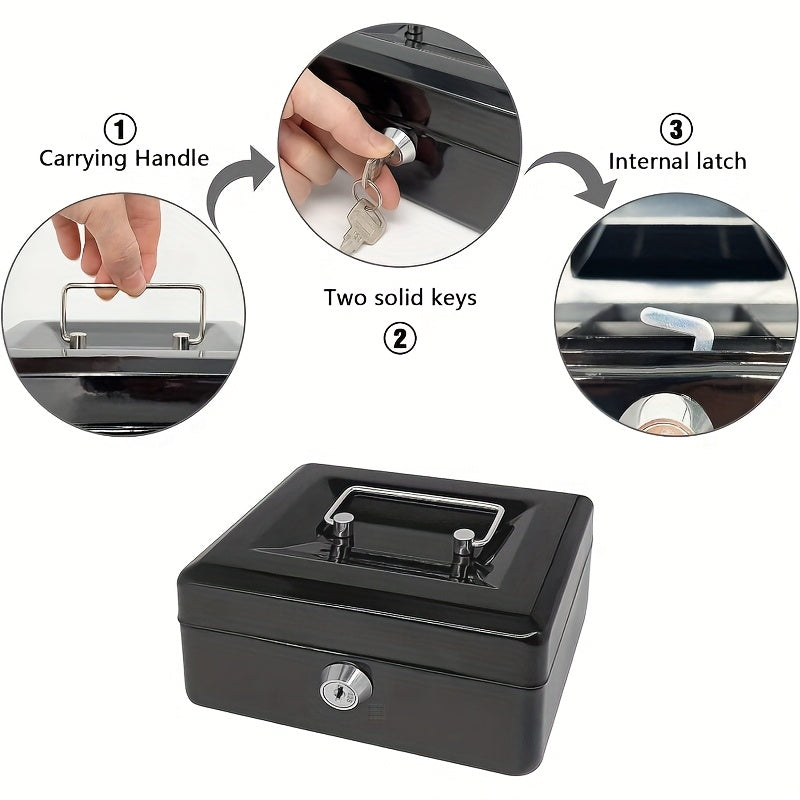 Portable & Secure, Ready to Use — Commercial Mobile Cash Box
