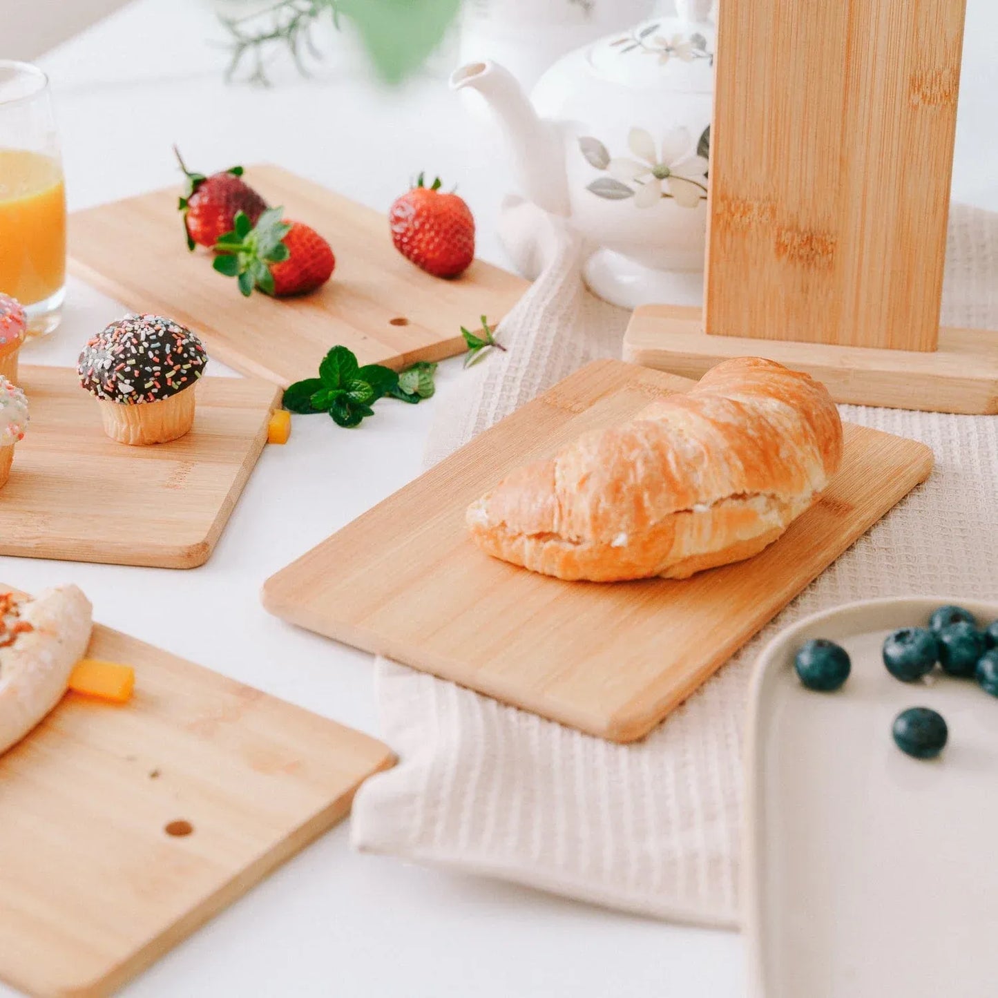 4 Pcs Chopping Block Set With Display