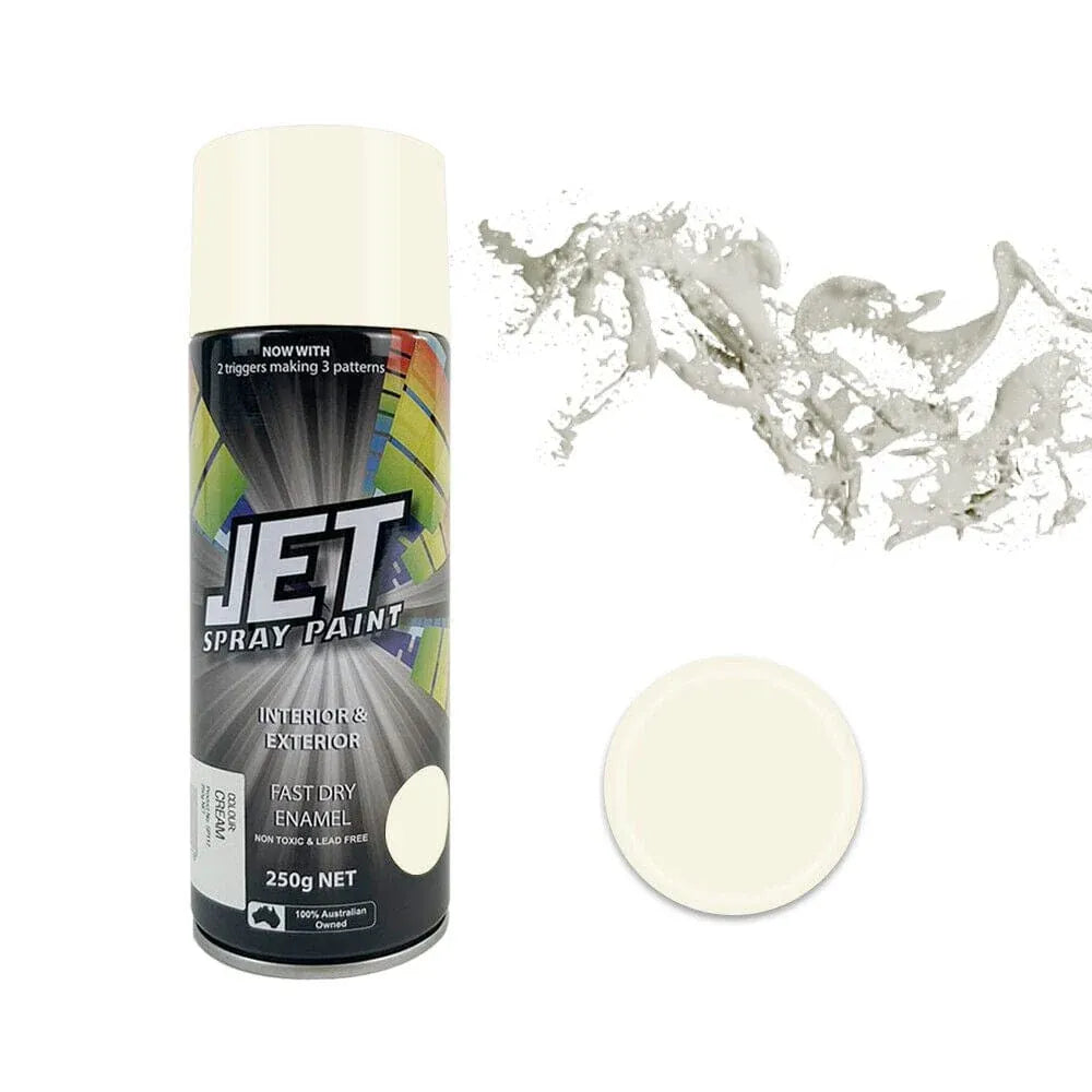 12 Pcs 250g Spray Paint Can For Interior and Exterior 26 colours Fast Dry - Gloss Black