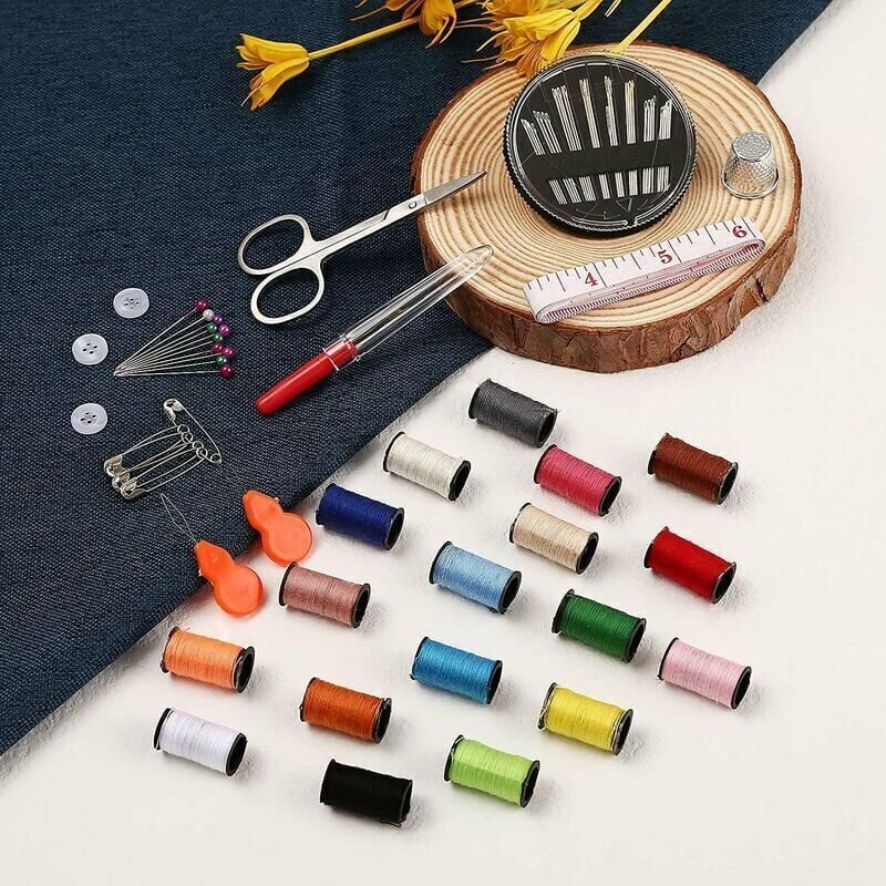 Sewing Kit 52 Accessories with 18 Thread Spools