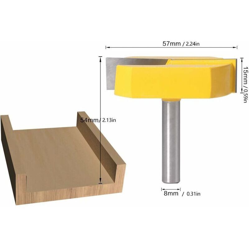 Router, Edge Router, 8mm Router, Bottom Cleaning Router, T-Slot Routers, 8x57mm Bottom
