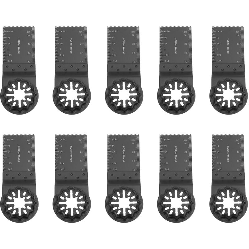 10pcs Oscillating Saw Blades, Oscillating Multitool Accessory Set, Universal Saw Blade