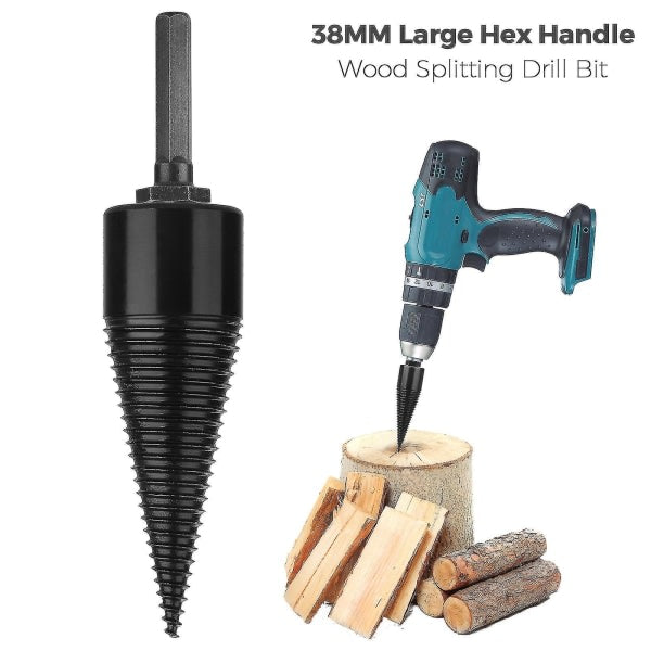 Industrial wood drill bits, wood cones, hexagonal shank, wood splitter, screw splitter