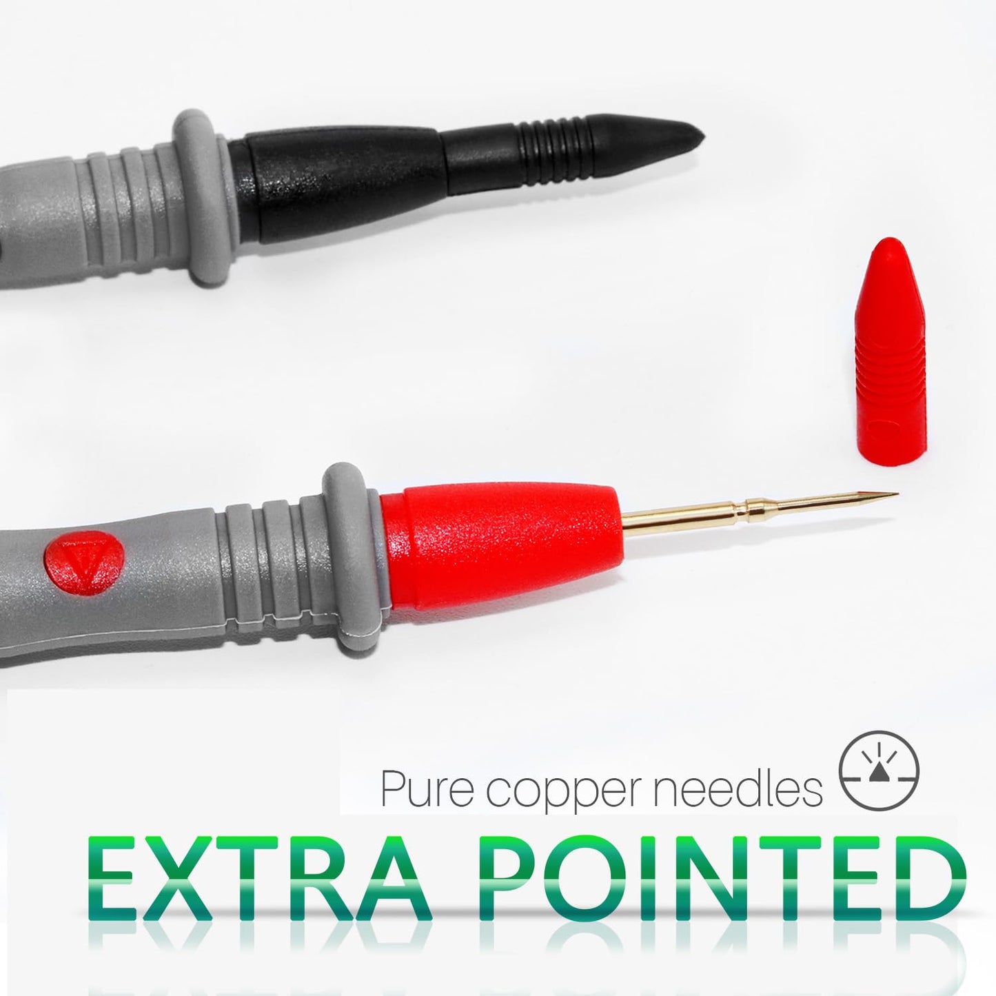 2 Pack 1000V 20A multimeter Leads, multimeter Leads & fluke Test Leads