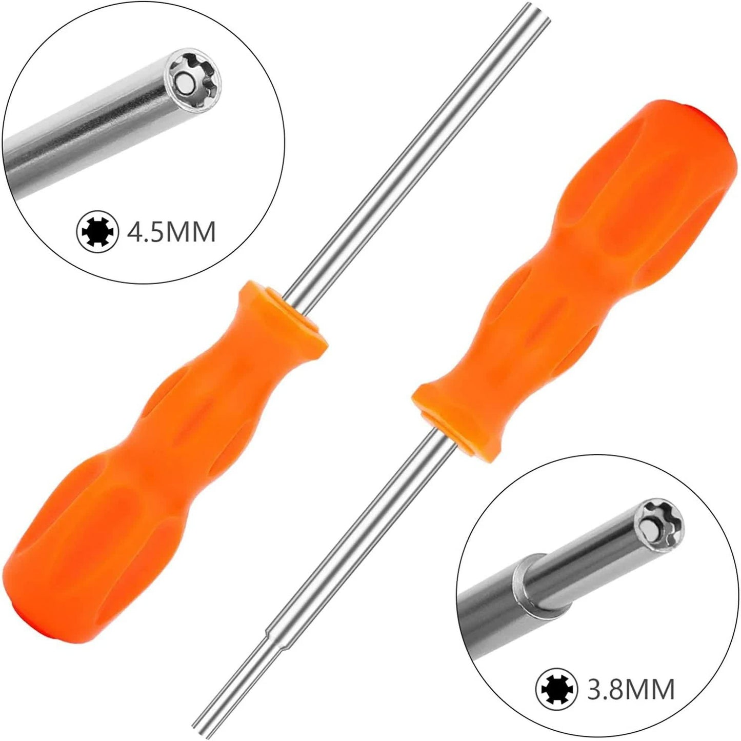 3 Pack Gamebit Security Screwdriver, 3.8mm and 4.5mm Security Screwdriver