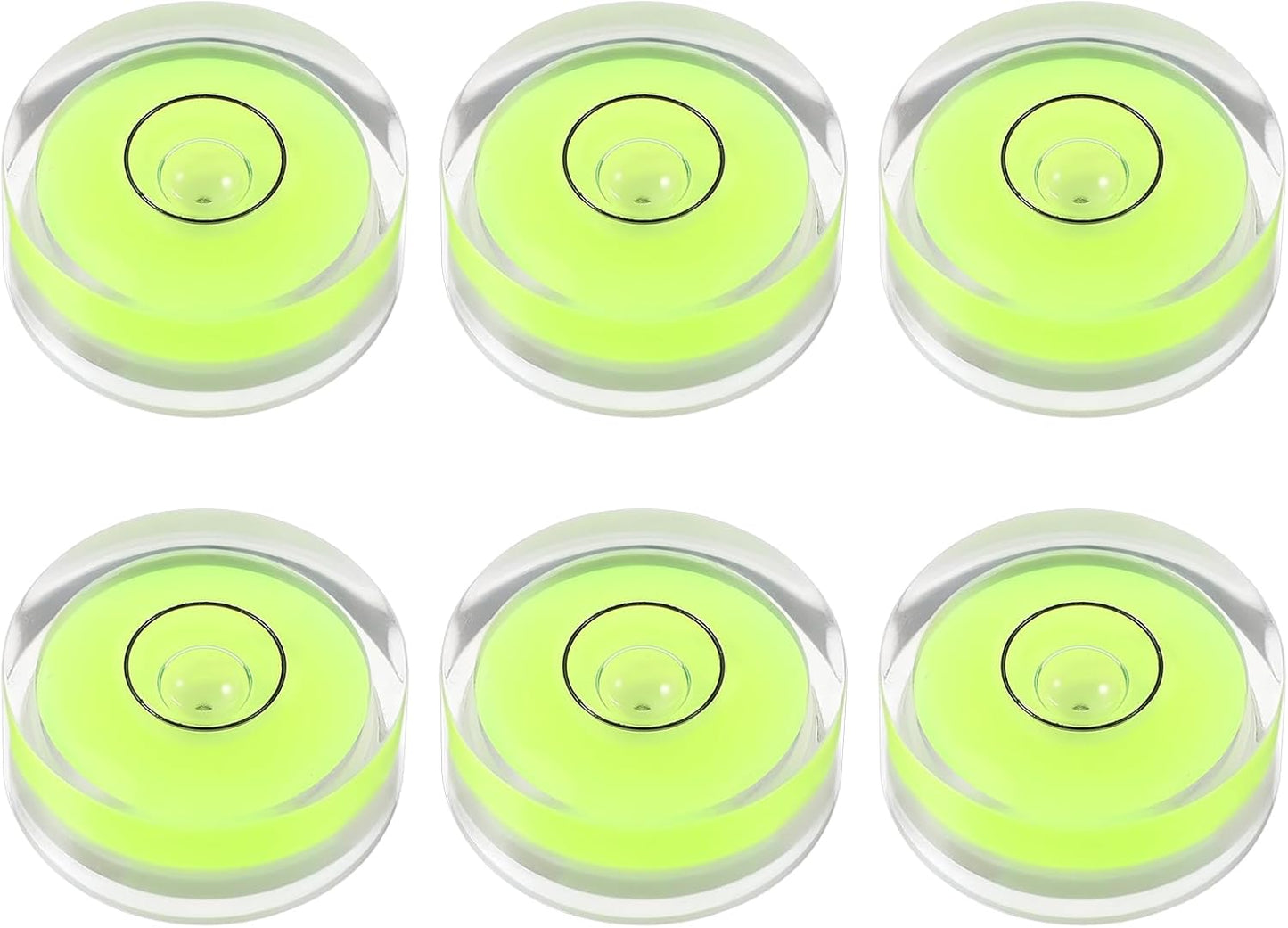 Small Circular Bubble Levels,6Pcs 0.98x0.39inch Levels Measuring