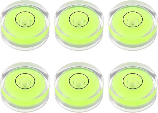 Small Circular Bubble Levels,6Pcs 0.98x0.39inch Levels Measuring