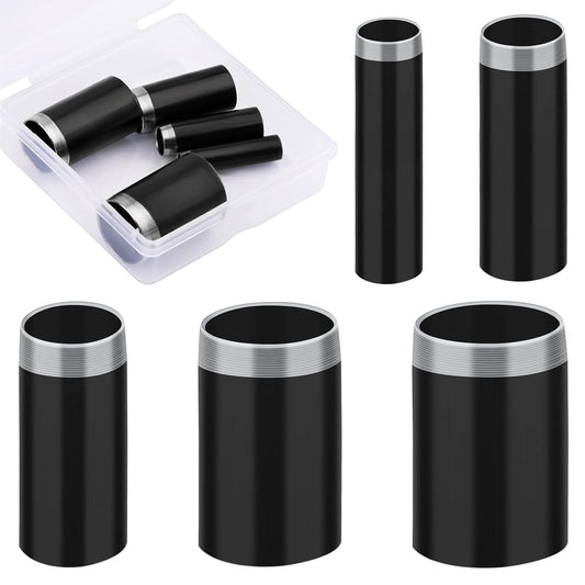 5 Sizes Round Hole Punch, Hollow Punch Cutter Tool Set with Storage Case