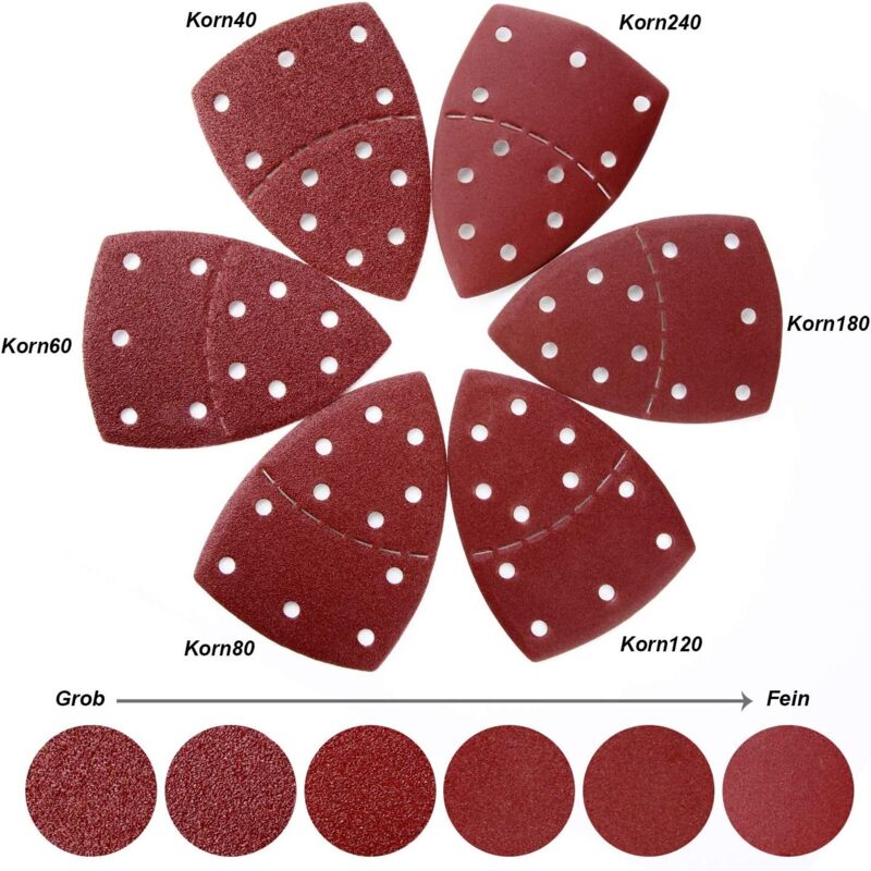 Sandpaper, Sandpaper for Bosch PSM 100A, PSM 160, PSM 200 AES, PSM 18, PDA 180