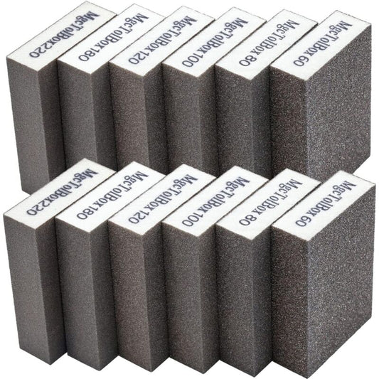 Sanding Sponges, Sanding Blocks Kit with various Polishing Grit